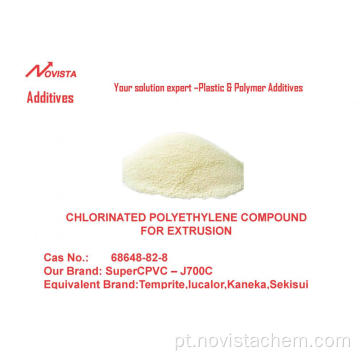 Compostos clorados cloreto de polivinila para extrusão